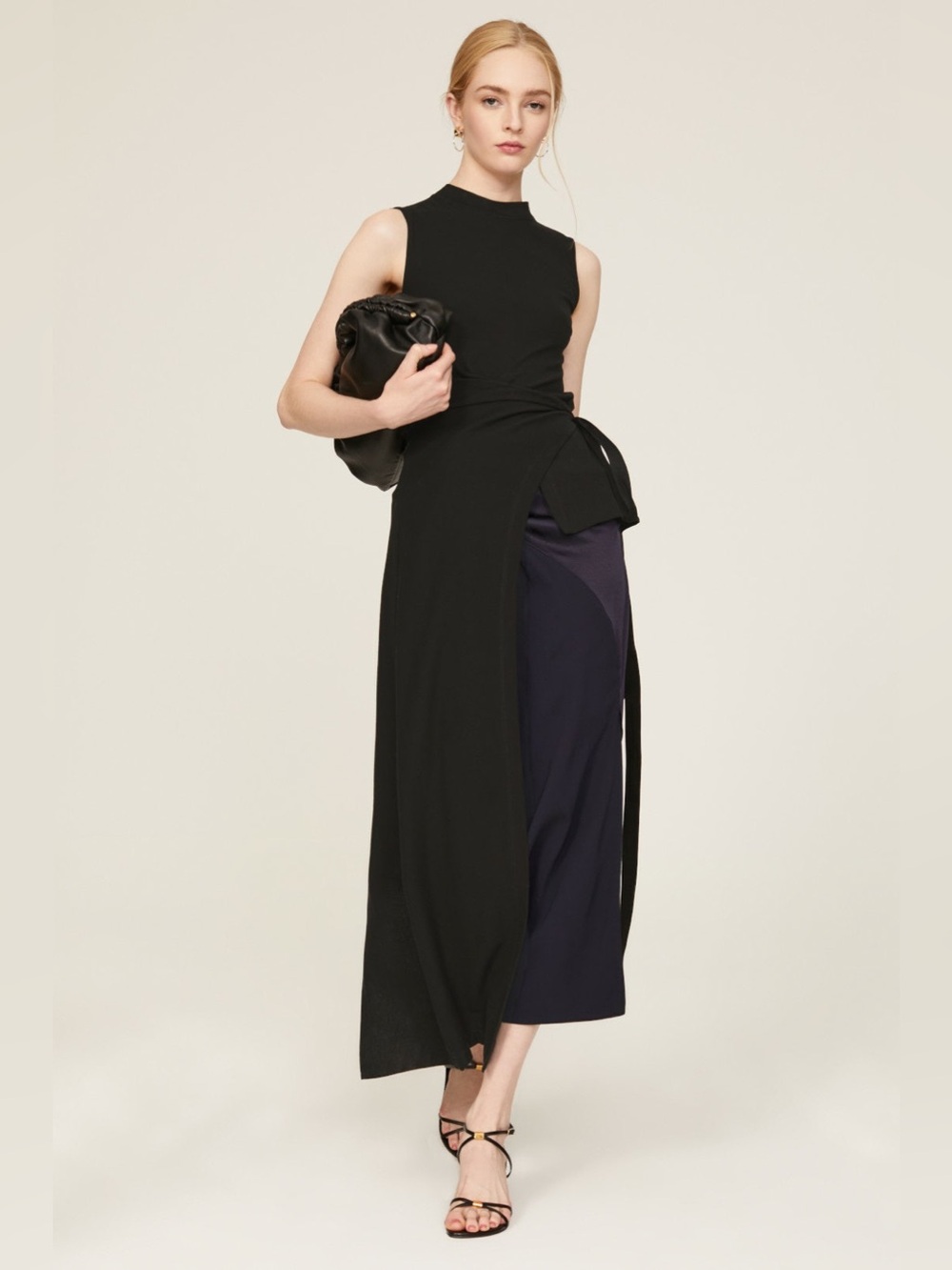 Rosetta Getty Sleeveless Split Apron Top